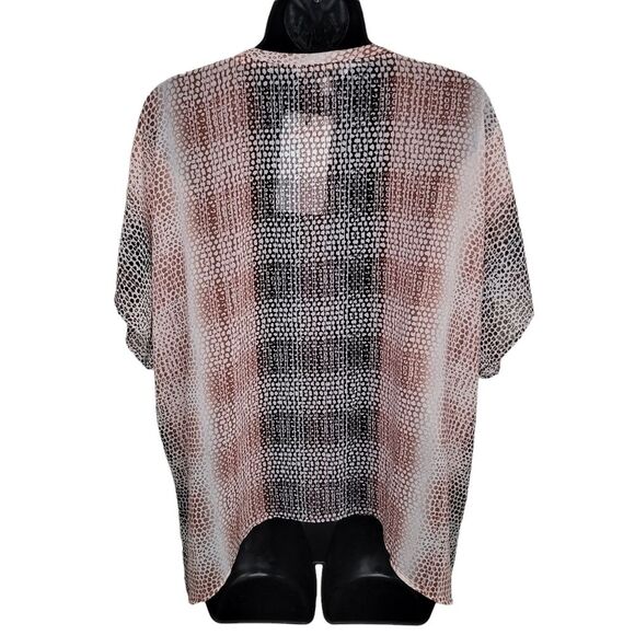 Cabi Nwt #240 Cover up tee shirt top semi sheer size small - Picture 2 of 6